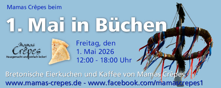 Mamas Crêpes am 1. Mai Fest in 21514 Büchen