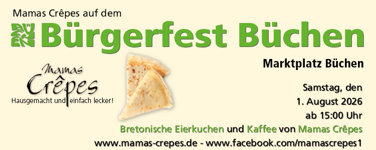 Mamas Crêpes auf dem Bürgerfest 21514 Büchen