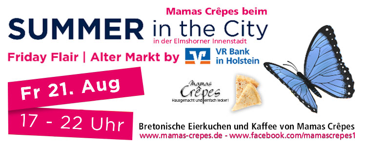 Mamas Crêpes auf beim Summer in the City Elmshorn