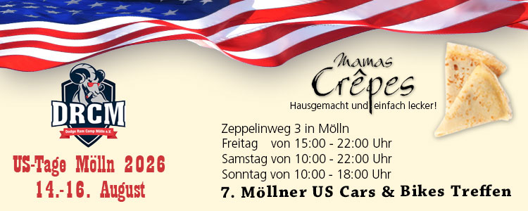 Mamas Crêpes beim US Car Treffen in Mölln